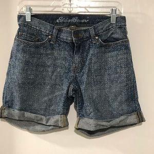 eddie bauer boyfriend shorts